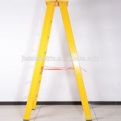 Fiberglass Double side step ladder with 4 meter / FRP Insulated ladder